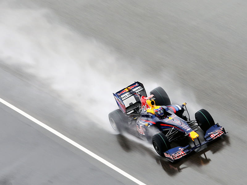Red Bull Racing, f1, formula 1, rain, red bull, HD wallpaper | Peakpx