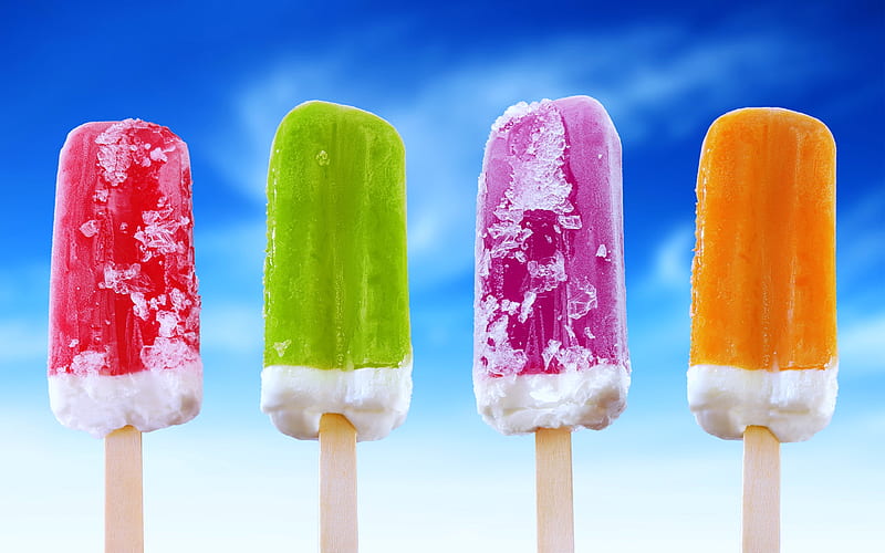 Ice Cream summer, close-up, ice lolly, HD wallpaper