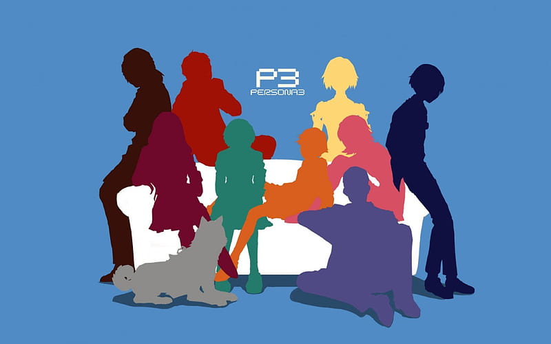 P3, person, gray, dog, blue, friends, HD wallpaper