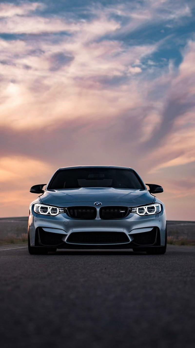 BMW M3, bmw, m3, f80, sedan, m power, car, vehicle, front view, limousine, HD phone wallpaper