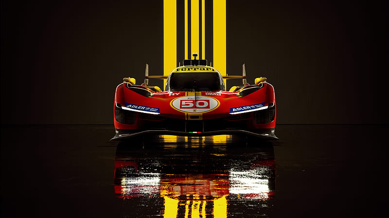 Ferrari 499P Le Mans Hypercar 2022, HD wallpaper