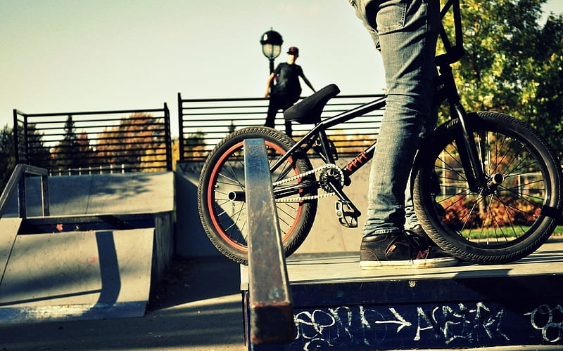 people bmx bike-Sports, HD wallpaper