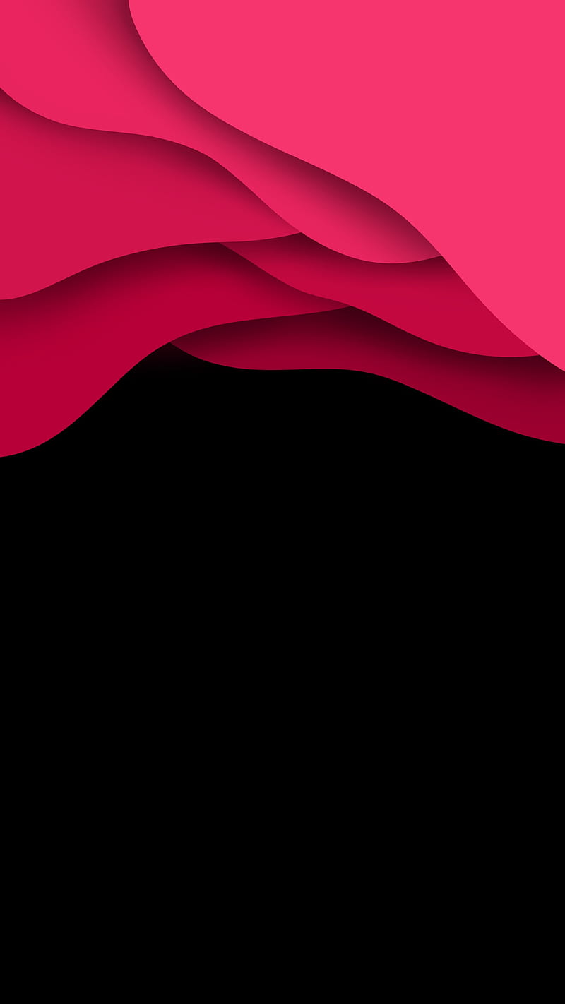 flat levels 1, abstract, flat black, red, simple, soft, texture, HD phone wallpaper