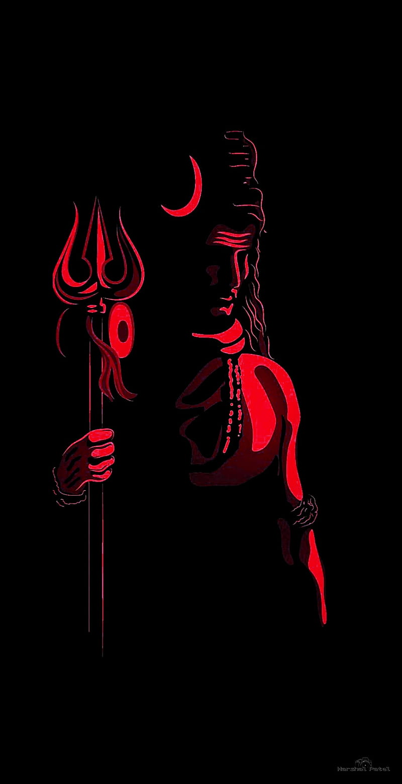 Mahadev, dark, har har mahadev, lord, lord shiv, lord shiva, mahadec, shiv, shiva, shivay, HD phone wallpaper