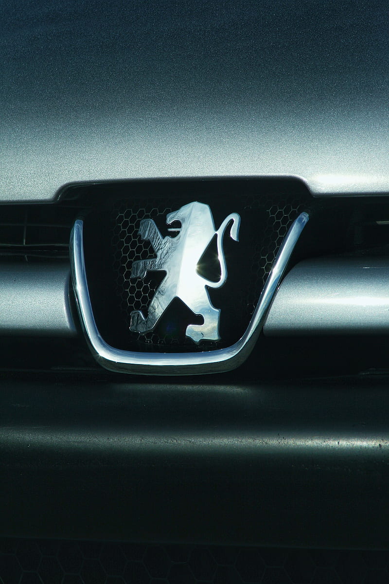 Peugeot 206, logo, HD phone wallpaper |