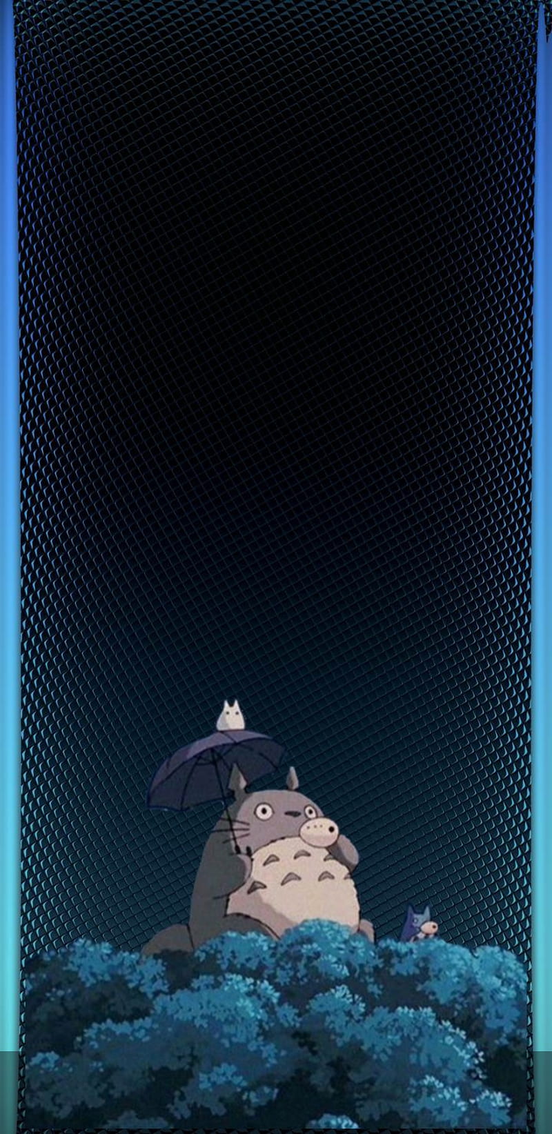 Totoro, anime, glow, HD phone wallpaper