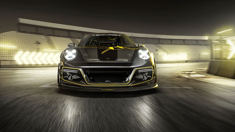 TechArt GTstreet R Flyweight 2023, HD wallpaper TechArt GTstreet R Flyweight 2023, HD wallpaper