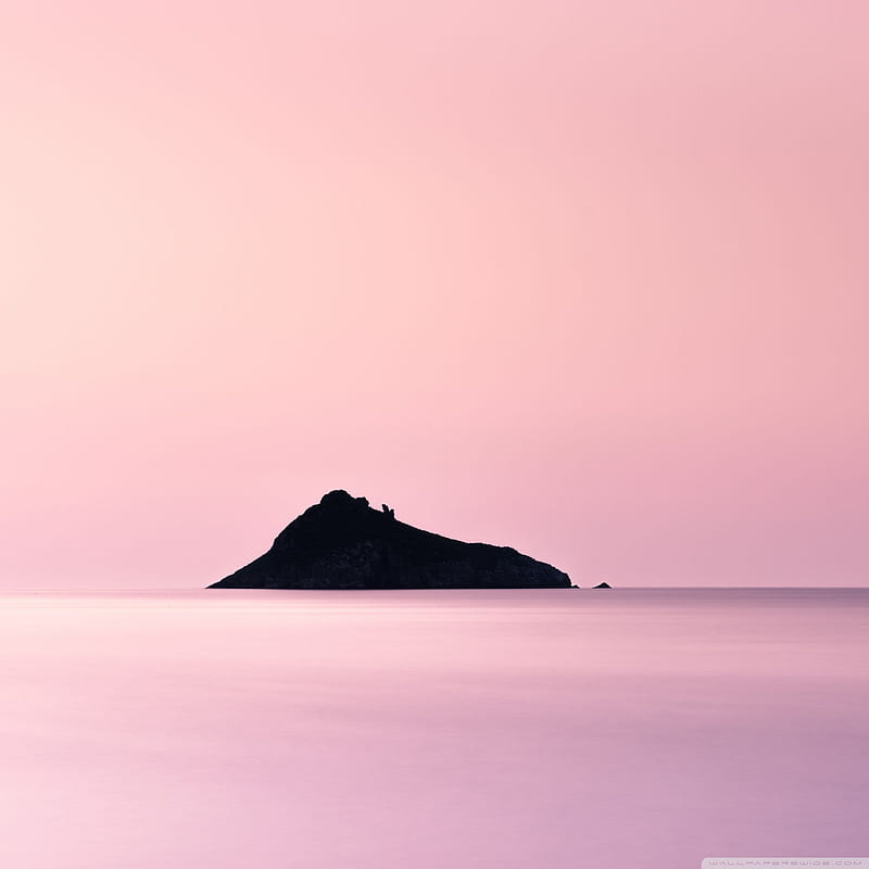 Pink Sea Aesthetic Ultra Background for. background, Aesthetic , Sunset, HD phone wallpaper