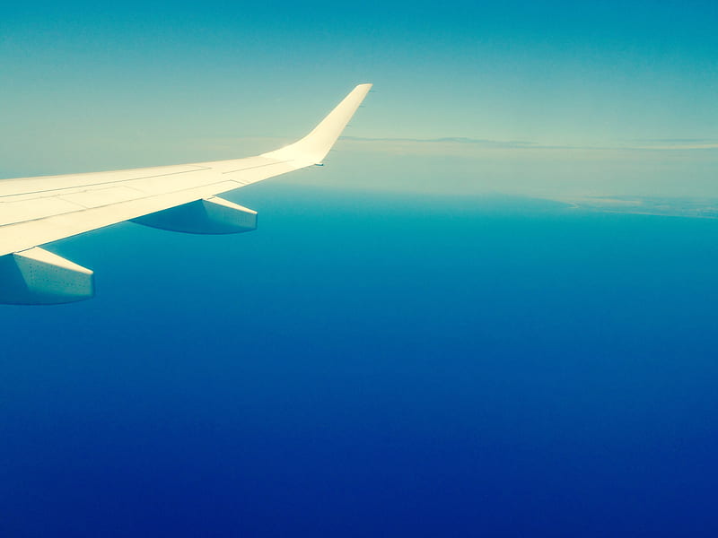 Aeroplane Wing Flting Outdoor, airplane, planes, wing, graphy, HD wallpaper