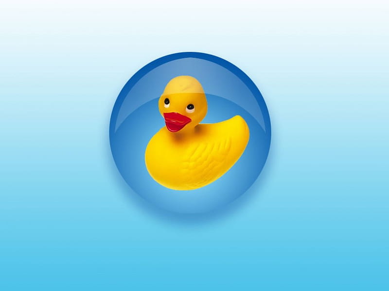 Rubber Duckie in Bubble, bubble, yellow duck, duck, bathtub, inside, toy, ducky, blue, HD wallpaper