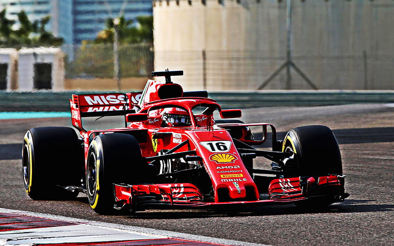 Charles Leclerc, Scuderia Ferrari, Formula 1, Ferrari SF90, racing car, Italian team, F1, French race driver, HD wallpaper