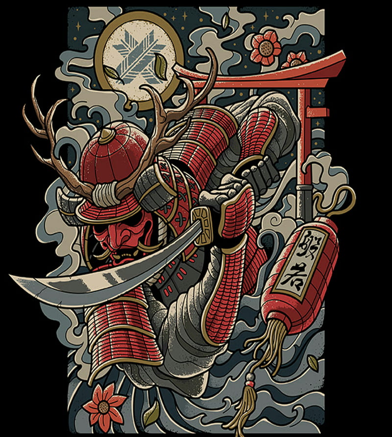 Samurai, japan, HD phone wallpaper