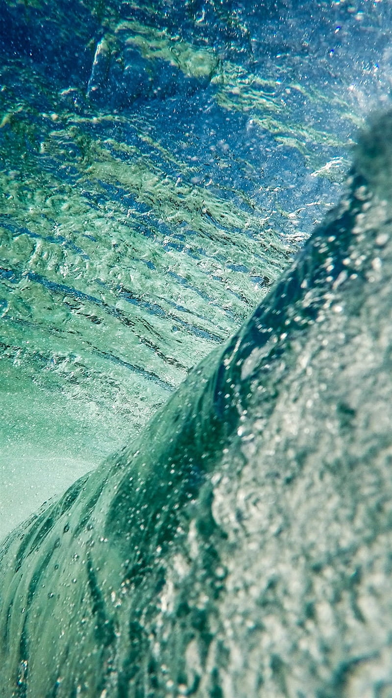 Water Wave, blue, green, sea, summer, water, wave, HD phone wallpaper