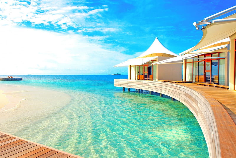 Resort in Bali, beach, water, bali, Resort, HD wallpaper | Peakpx