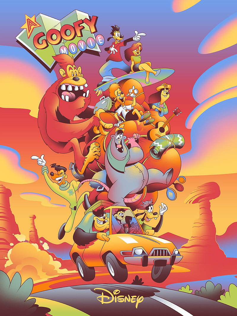A Goofy Movie, 90s cartoon, 90s, HD phone wallpaper