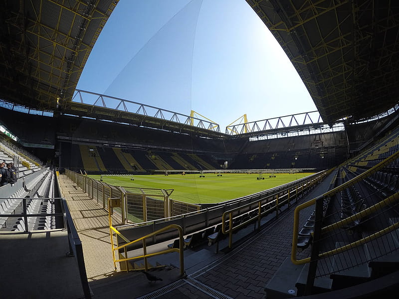 Borussia Dortmund Stadium Wideshot, HD wallpaper