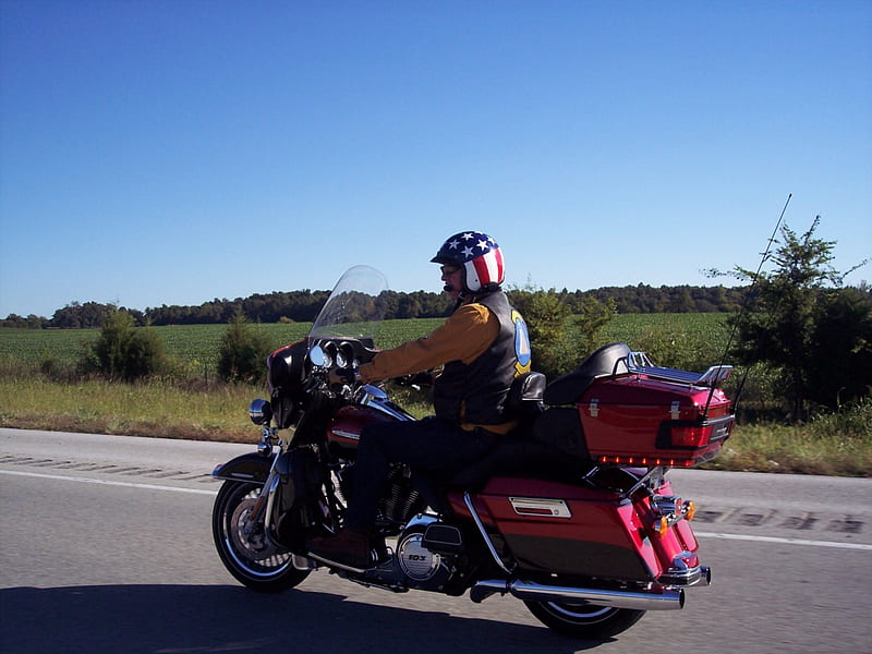 Harley Rider #2, motorcycles, H-D, cool, cool rider, HD wallpaper