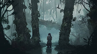 Wallpaper Shadow of the Tomb Raider, Lara Croft, screenshot, 4k, Games  #18027