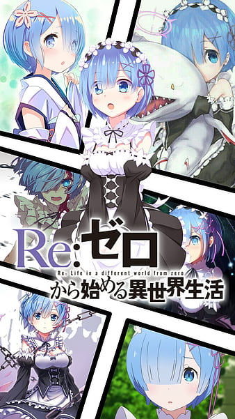 Rem Re:Zero Anime Girl 4K Wallpaper #4.2779