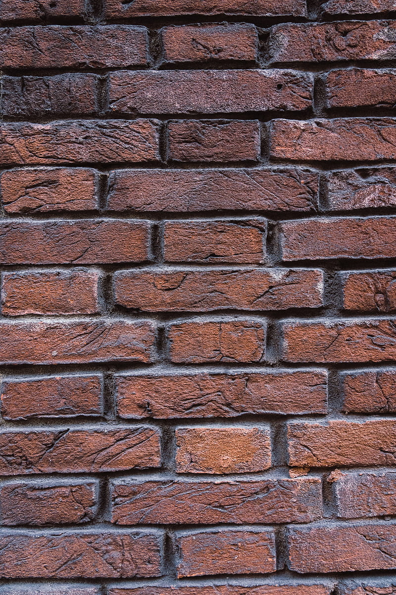 brick wall, wall, red, bricks, HD phone wallpaper