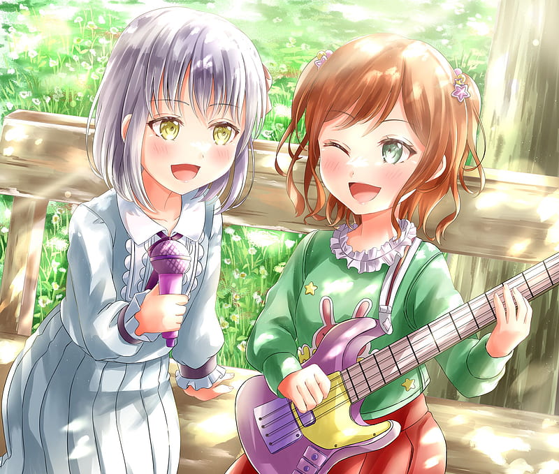 1080p Free Download Anime Bang Dream Girls Band Party Lisa Imai Yukina Minato Hd 