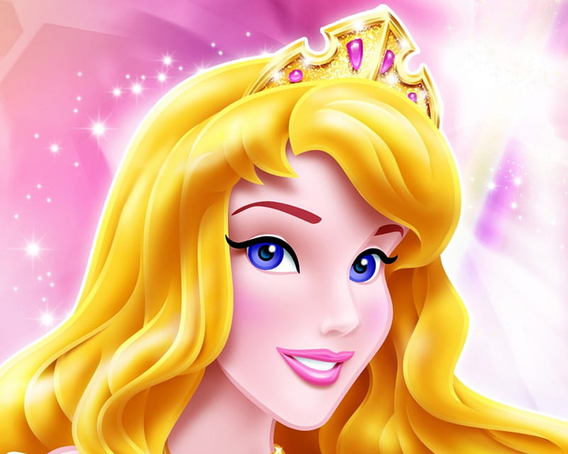 Aurora, movie, yellow, blonde, fantasy, girl, sleeping beauty, princess,  pink, HD wallpaper | Peakpx