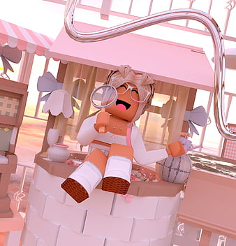 gfx (roblox gfx)  Roblox pictures, Pastel pink aesthetic, Roblox