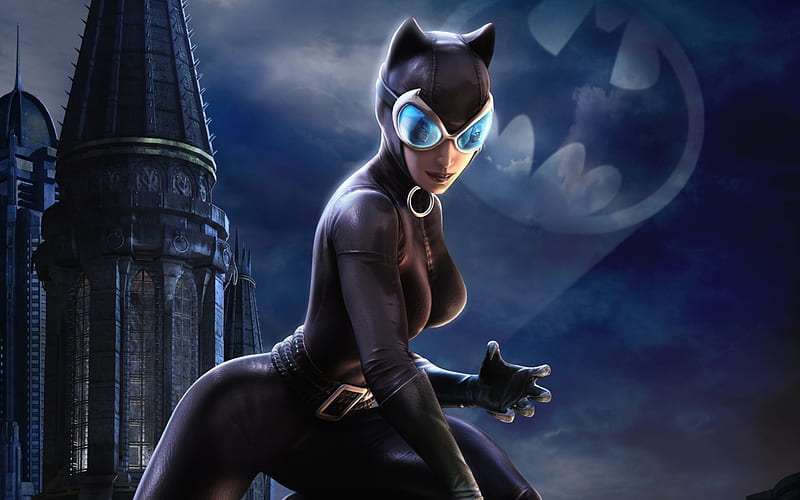 Catwoman Batman Arkham City, catwoman, batman, artist, digital-art, HD  wallpaper | Peakpx