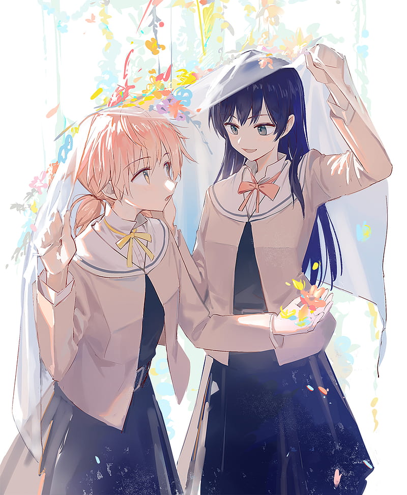 Bloom Into You Anime Digital Art by Kamelia Rose - Pixels