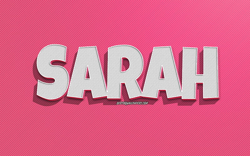 sarah name tag