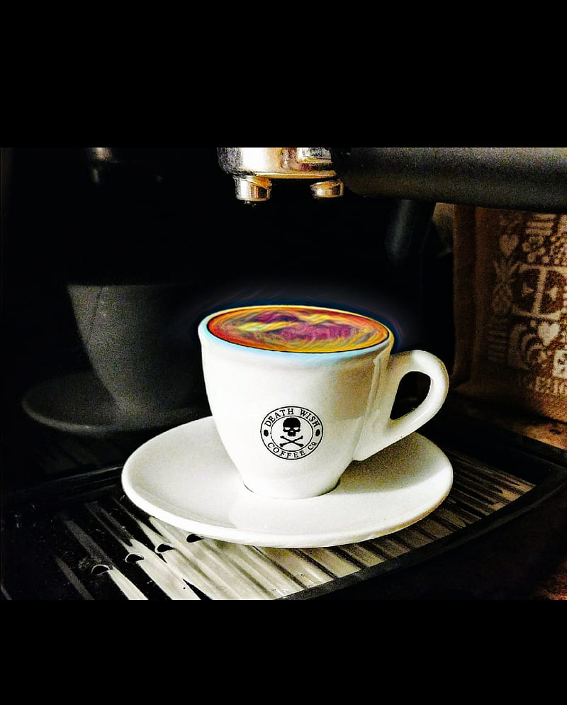 Cappuccino, coffee, coffee maker, death wish, expresso, fuel, morning, new, recent, strong, HD phone wallpaper