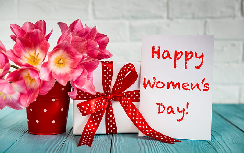 March 8, gift, International Womens Day, bouquet of flowers, HD wallpaper