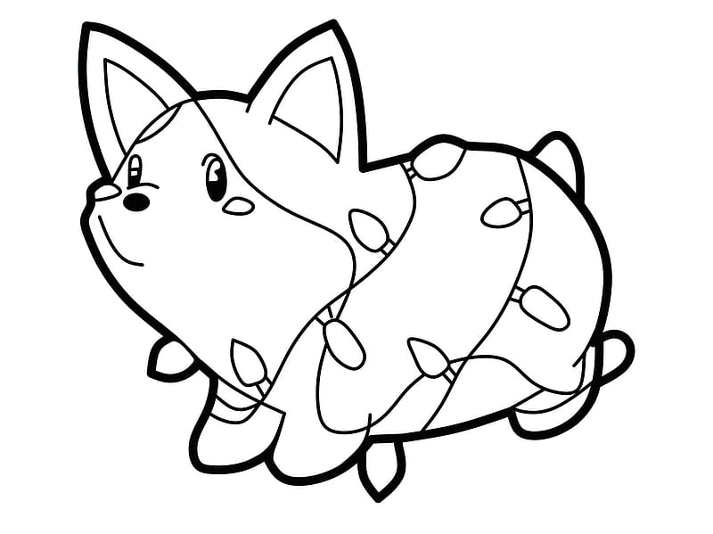 Coloring page. Coloring with cute dog or puppy. Cartoon animal clipart set for nursery poster, t shirt print, kids apparel, greeting card, or banner. 8042818 Vector Art at Vecteezy, Cute Chibi Dog, HD wallpaper