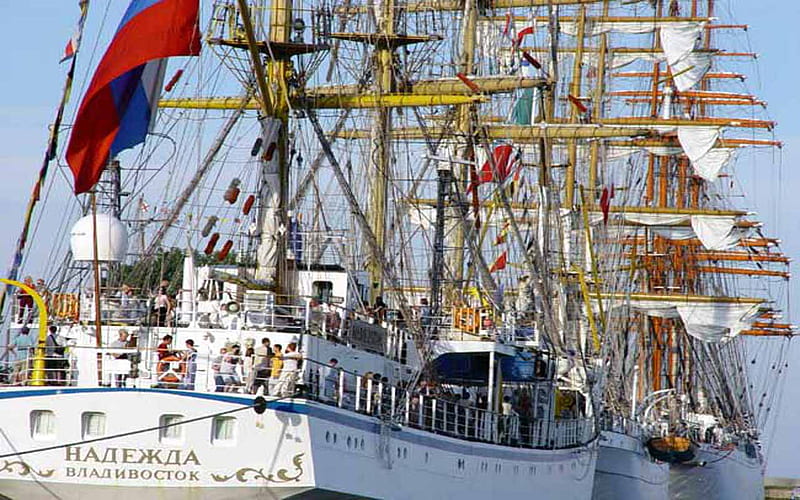 Gdansk - ships rally, ships rally, ships, ship, poland, polish, gdansk, rally, polska, HD wallpaper