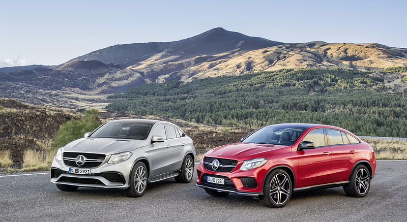 16 Mercedes Benz Gle 450 Amg Coupe 4matic Designo Hyacinth Red Metallic And Mercedes Amg Gle 63 Coupe Front Hd Wallpaper Peakpx