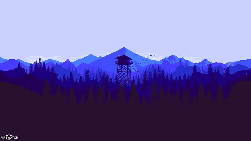 Mountain, Forest, Video Game, Firewatch, HD wallpaper | Peakpx
