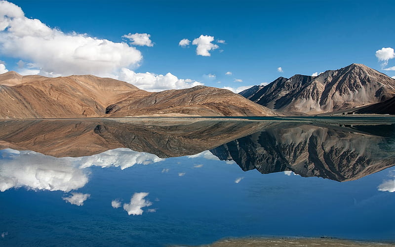 Jammu Kashmir Pangong Lake, jammu-kashmir, nature, lake, HD wallpaper