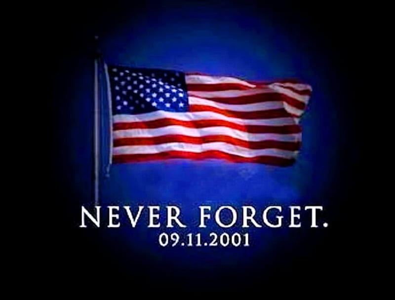 Remember 9 - 11, 9 - 11, America, never forget, flag, HD wallpaper