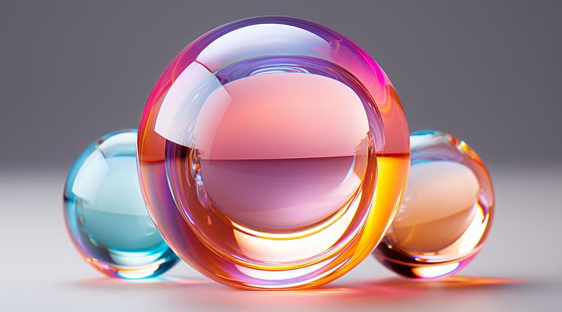 Glass Balls Background Ultra, Artistic, 3D, Colorful, Glossy, Background, Balls, Glass, HD wallpaper