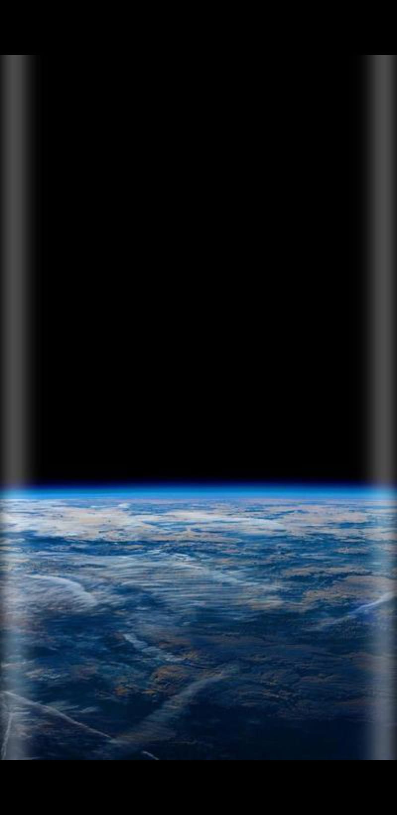 Pixel curved , black, blue, edge, galaxy, light, original, HD phone wallpaper