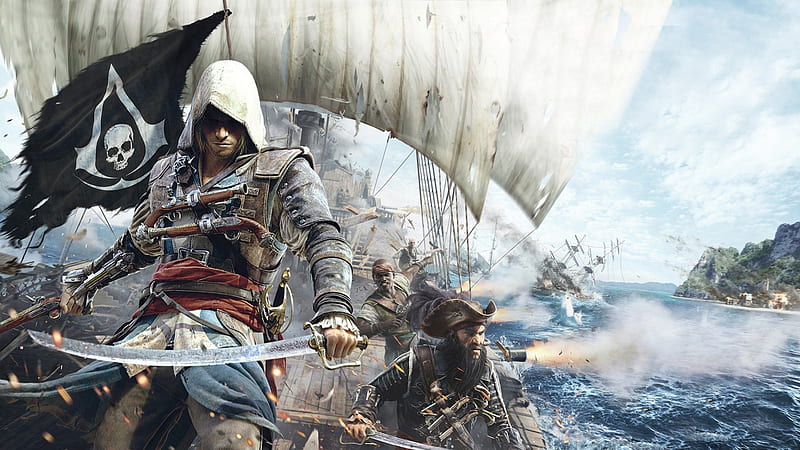 Gaming Wallpaper's 2018 4k, Full HD , HD , Download For Free. …   Assassin's creed wallpaper, Assassins creed black flag, Gaming wallpapers