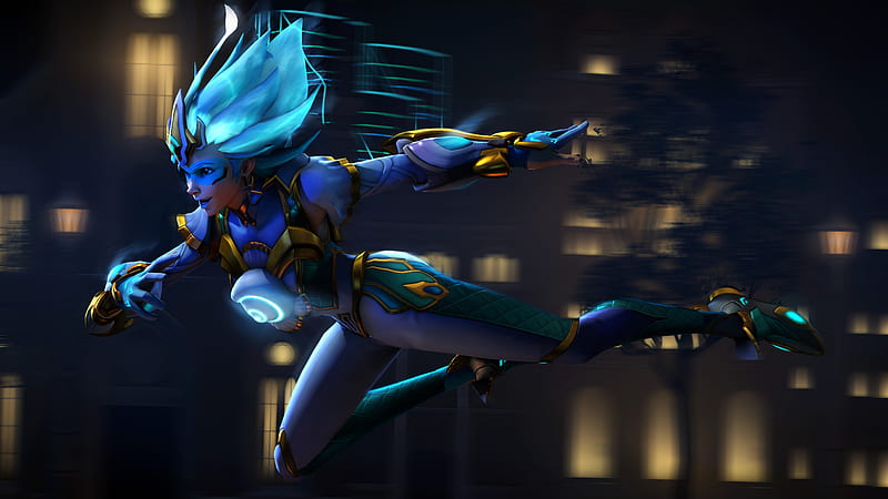 Tracer Overwatch Supersaiyanblue Digital Art , tracer-overwatch, overwatch, games, xbox-games, ps-games, pc-games, artwork, artist, digital-art, HD wallpaper