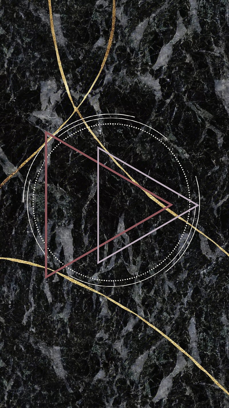 Geometric Pisces, zodiac sign, HD phone wallpaper