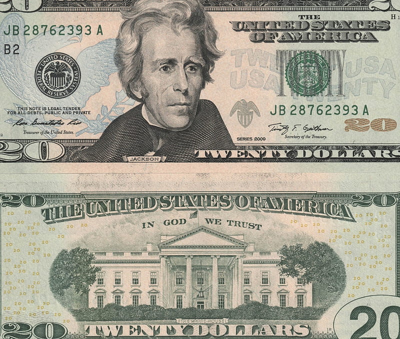 Twenty Dollars (), Dollar, USA, Twenty Dollar, Currency, US, HD ...