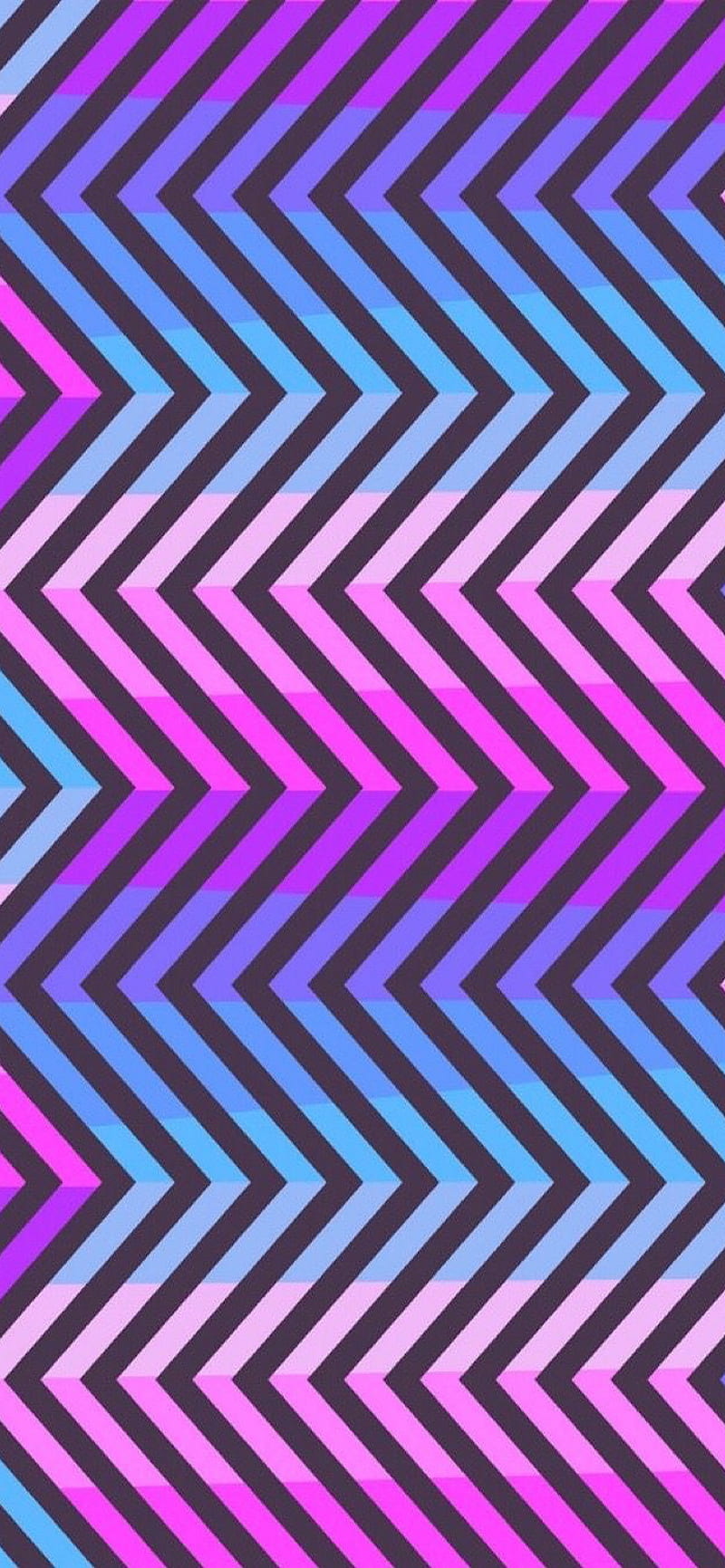Chevron Pattern , color, colorful, cute, girly, lines, pink, HD phone wallpaper
