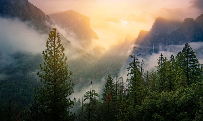 National Park, Yosemite National Park, California, Mountain, HD ...