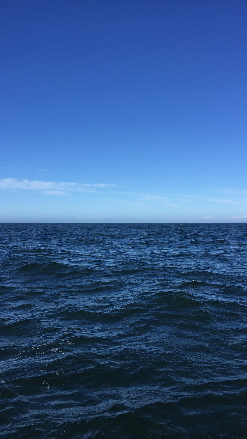 Ocean, blue, deep, last frontier, sky, water, HD phone wallpaper