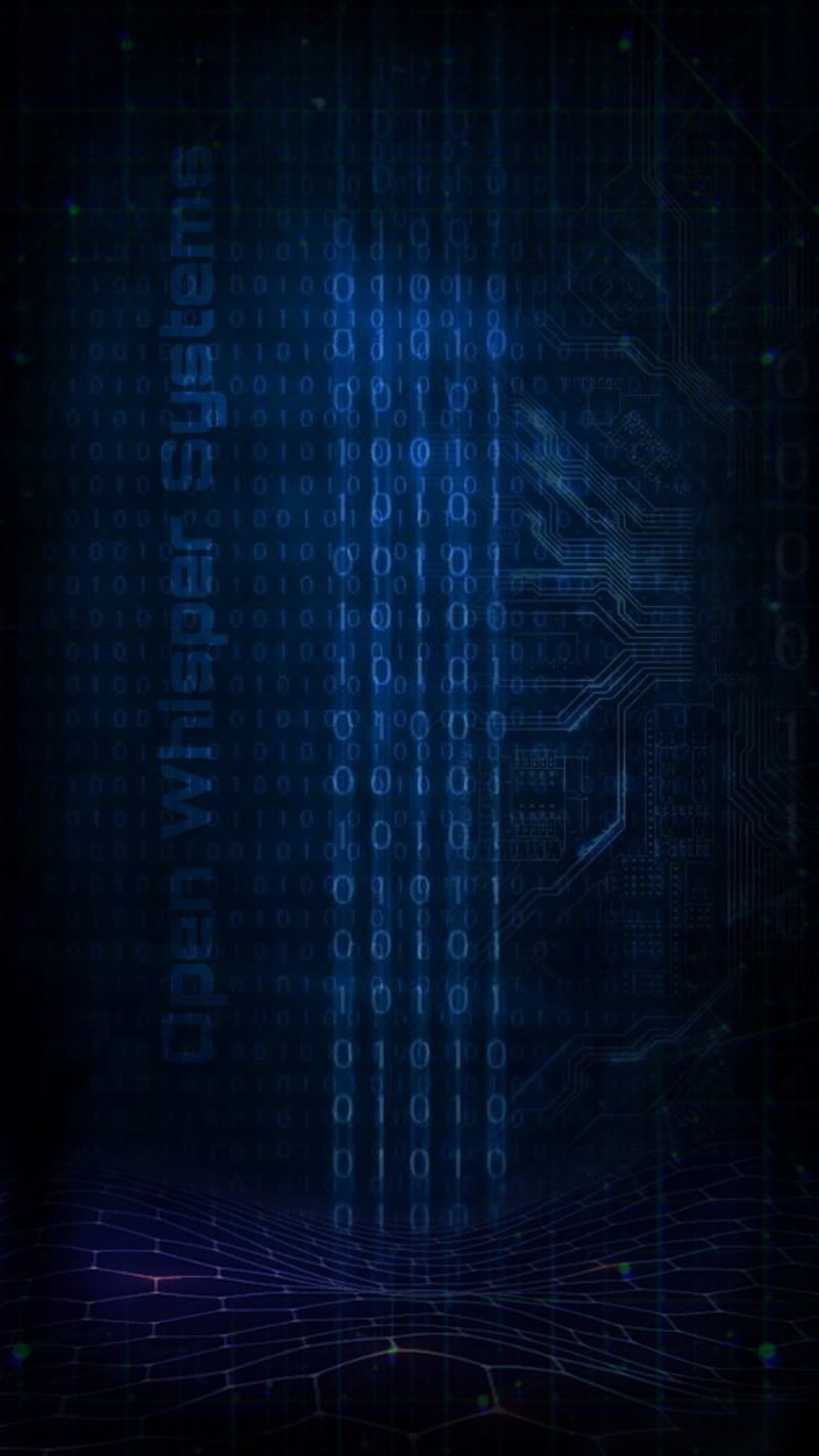 Signal Secure Tech , blue, encrypt, encrypted, future, private, HD phone wallpaper