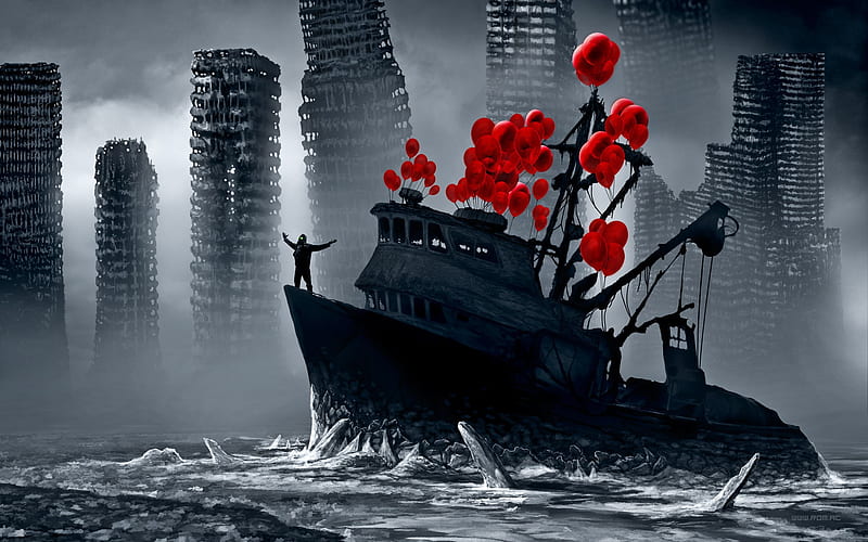 Romantically Apocalyptic creative painting Second series 18, HD wallpaper