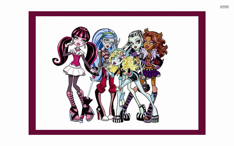 Monster High, Frankie Stein, Cartoon, Characters, HD wallpaper